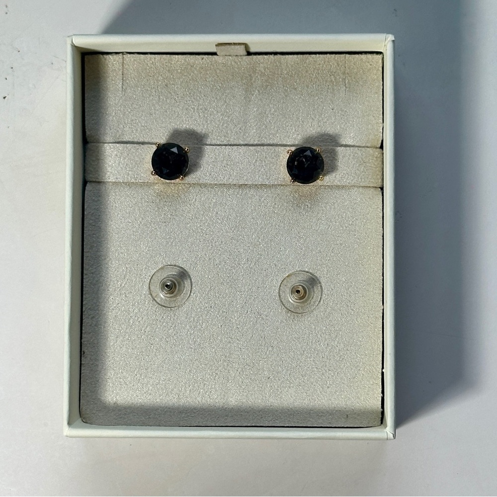 Kate Spade Black and Gold Stud Earrings
